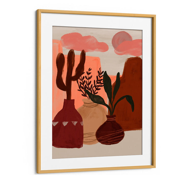 DESERT STILL LIFE , LANDSCAPE PAINTINGS