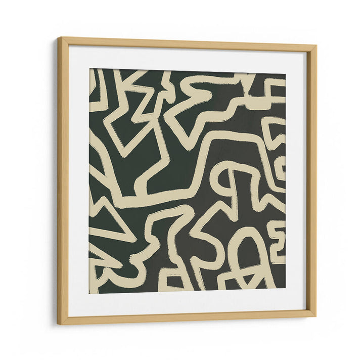 ABSTRACT LINE ART MAZE PATTERN , ABSTRACT PAINTINGS