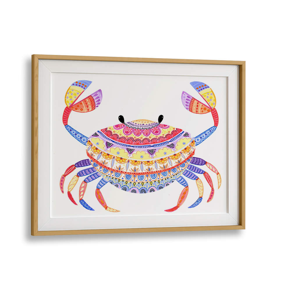 COLORFUL CRAB DANCE , BEACH PAINTINGS