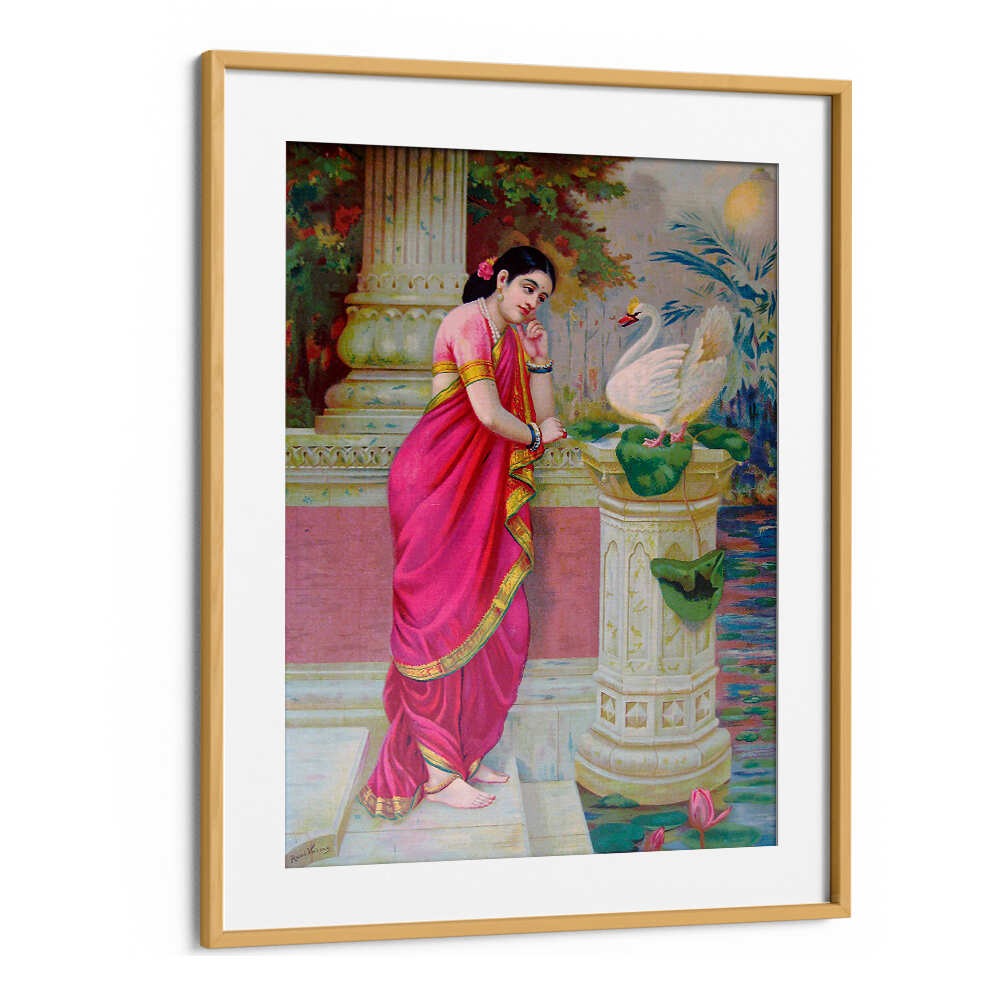 HANSA DAMAYANTHI , INDIAN ART PAINTINGS