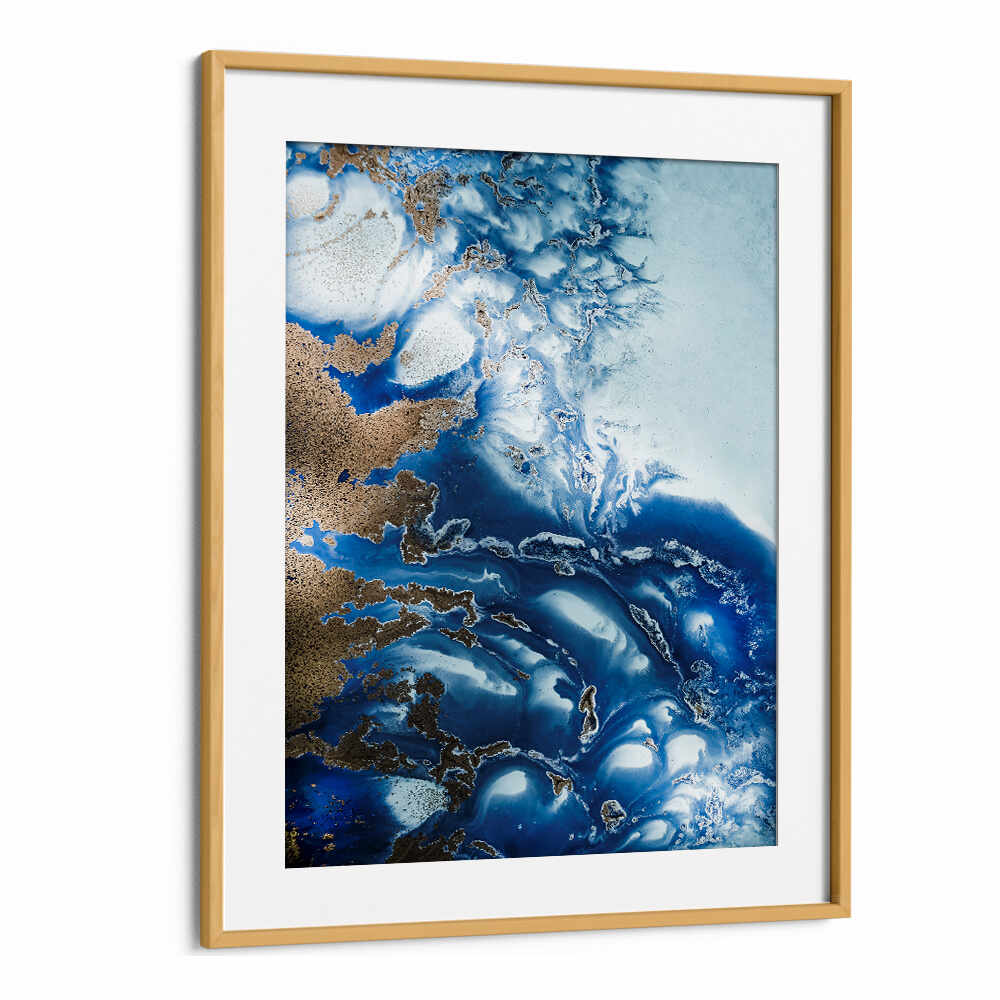 Vibrant hues in the PEACEFUL OCEAN, ABSTRACT PAINTINGS create a serene atmosphere for your living space.