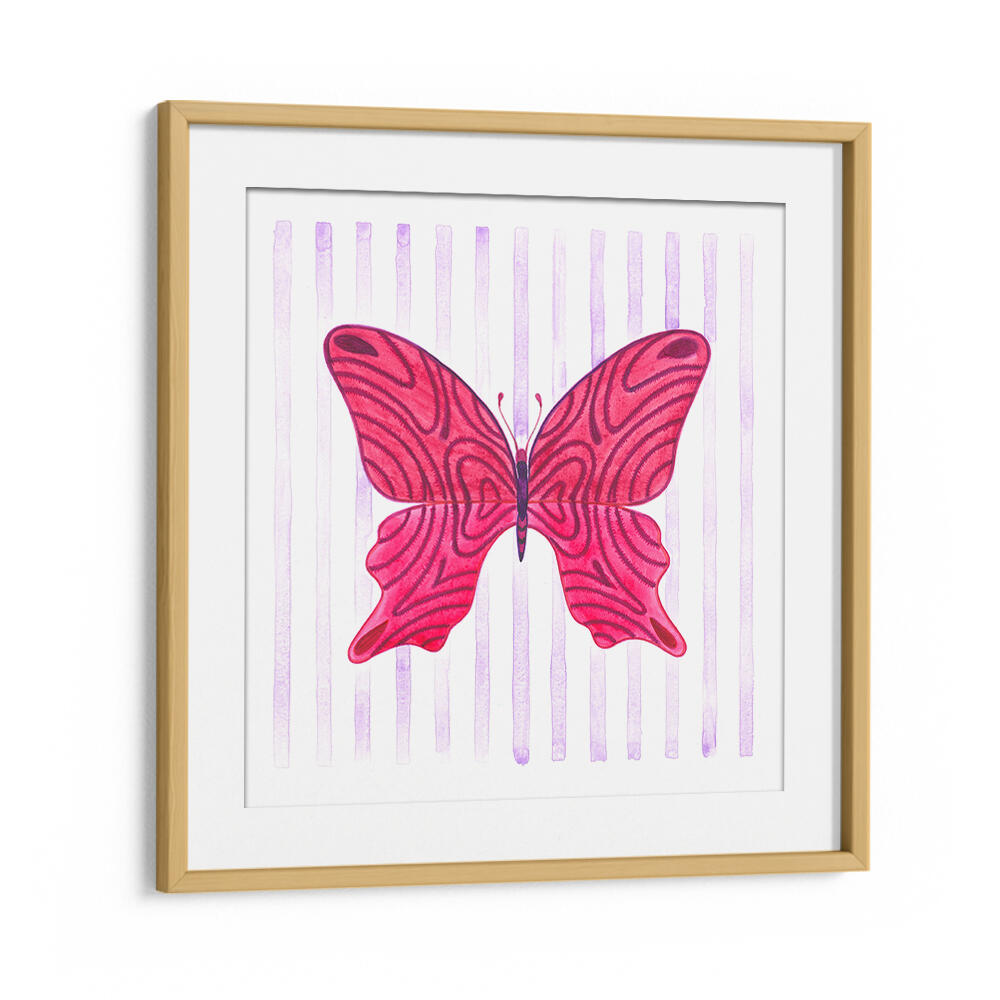 BUTTERFLY WITH STRIPES , FASHION POSTERS