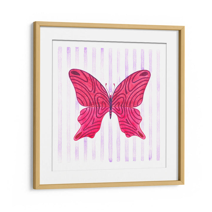 BUTTERFLY WITH STRIPES , FASHION POSTERS
