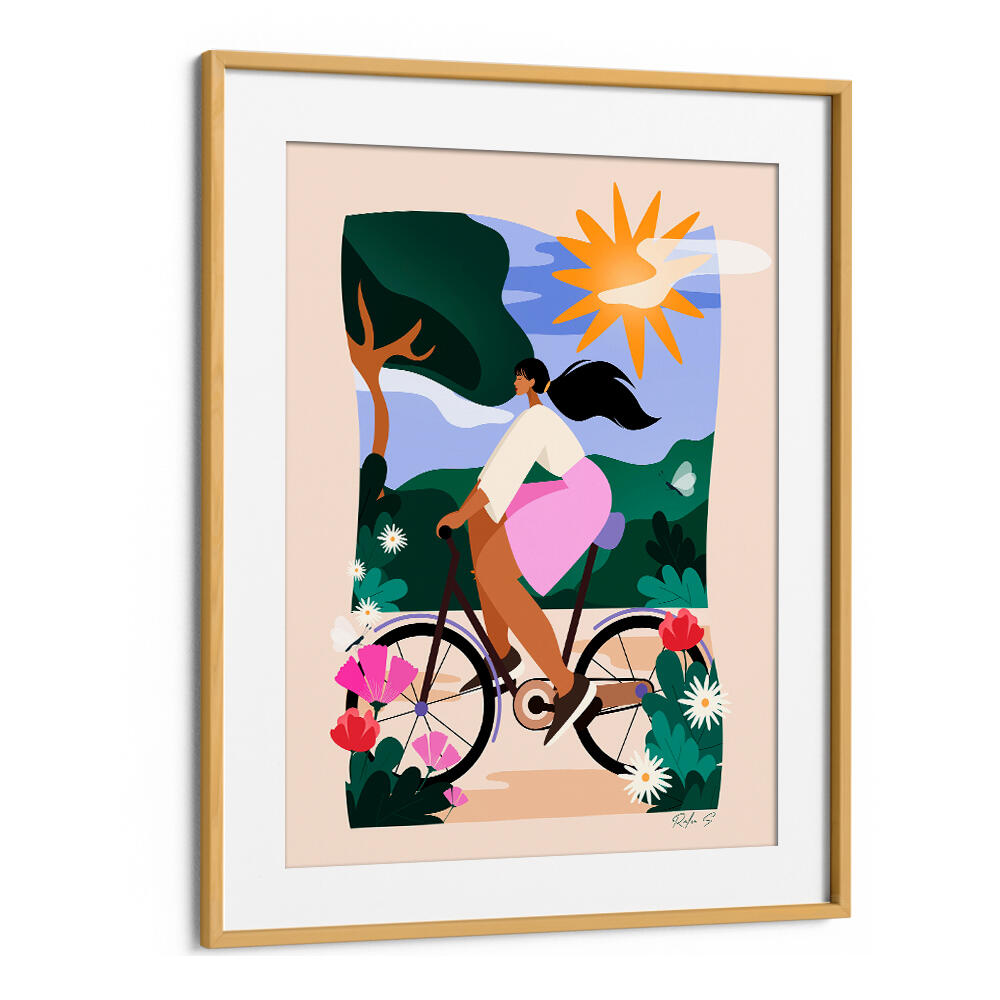 SUNNY BIKE RIDE , BEACH PAINTINGS