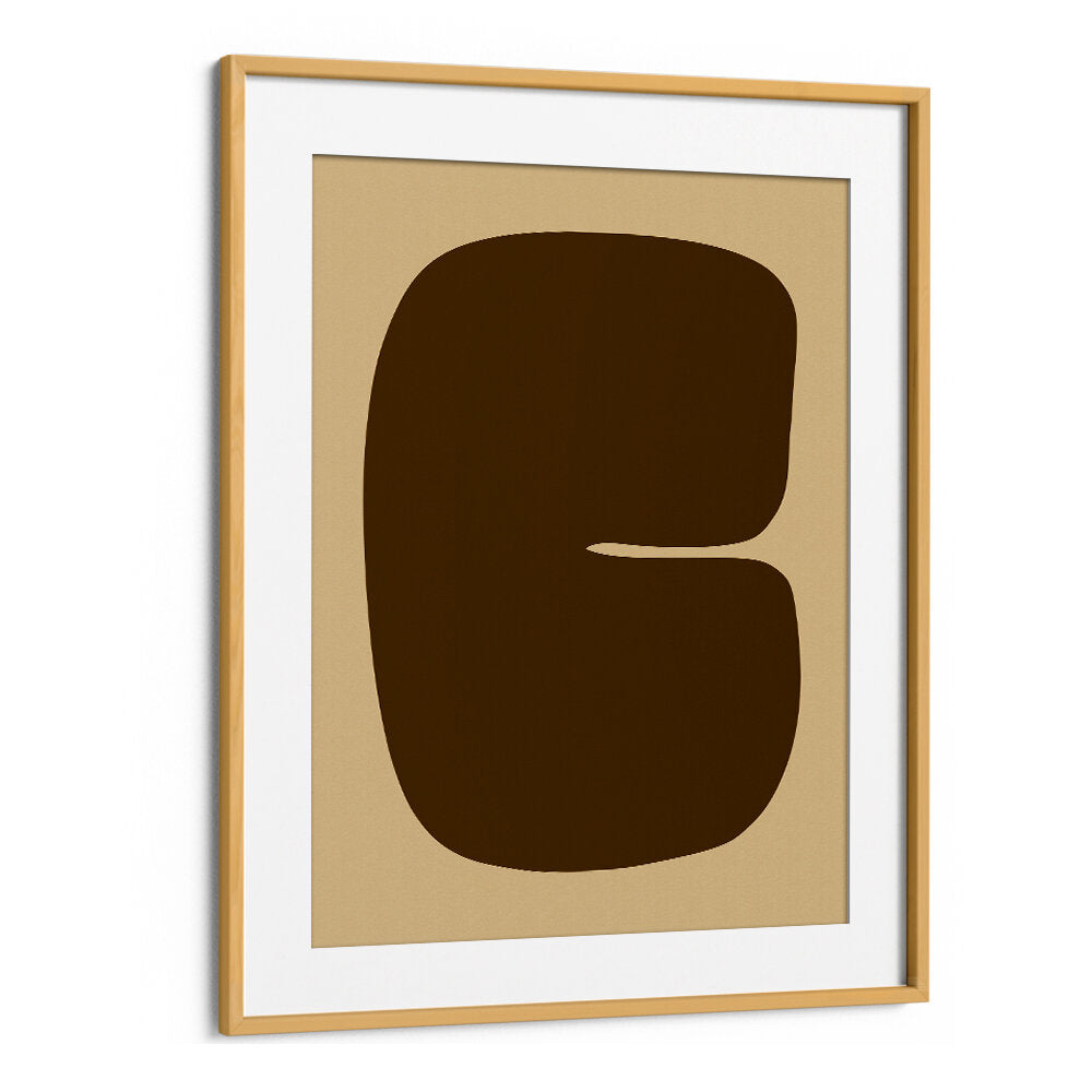 BROWN ABSTRACT , GEOMETRIC ART PRINTS
