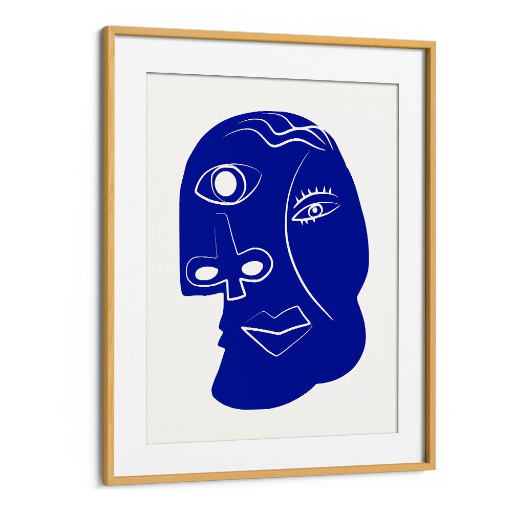 BLUE ABSTRACT FACE