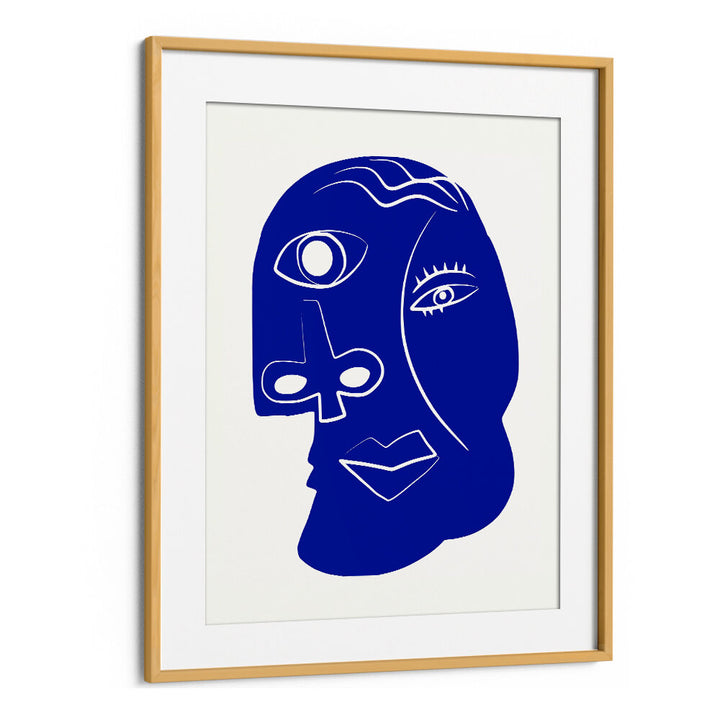 BLUE ABSTRACT FACE
