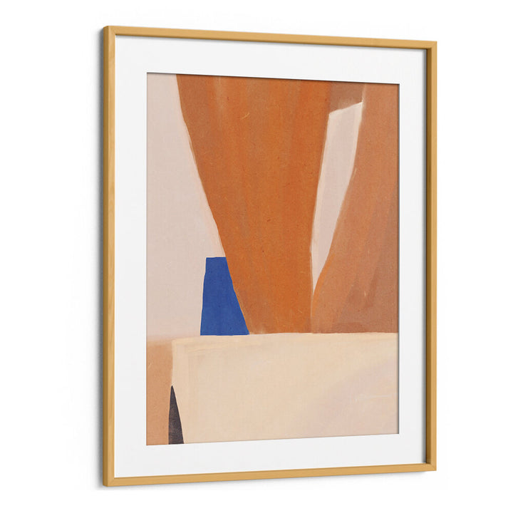 WARM EARTH SHAPES , ABSTRACT PAINTINGS