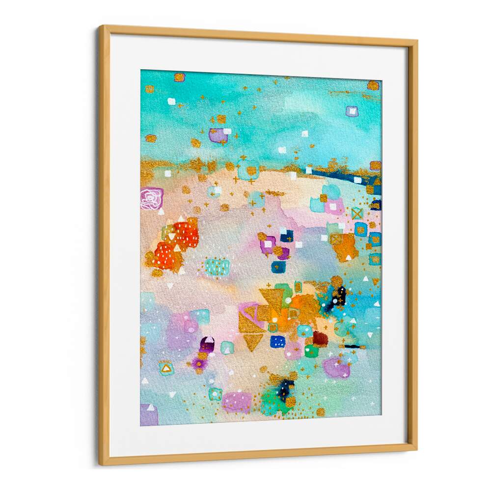 THE AQUARIANS , ABSTRACT PAINTINGS