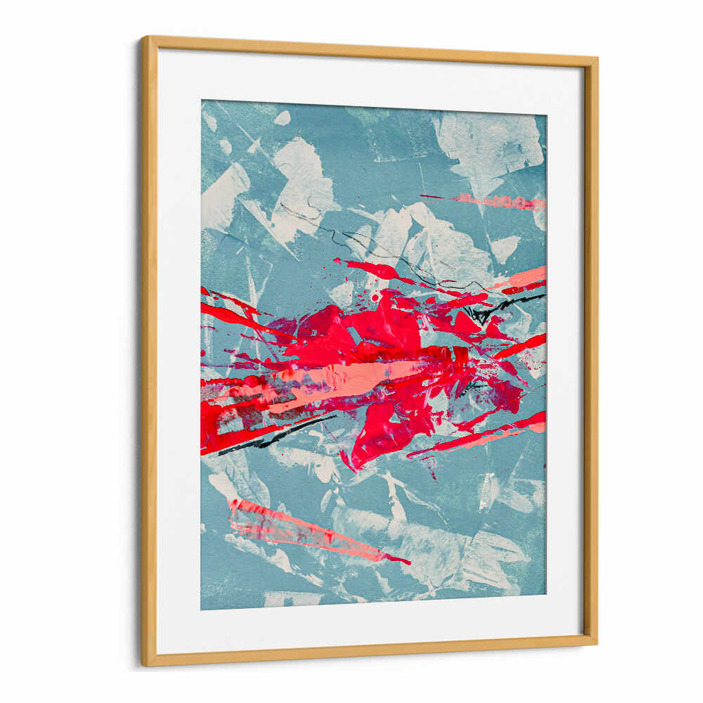 CRIMSON CHAOS BURST , ABSTRACT PAINTINGS