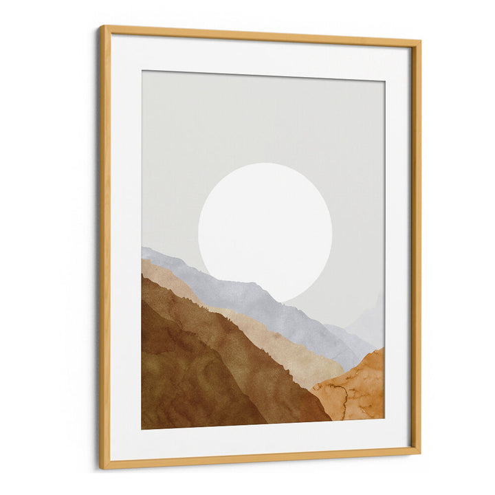 BOHO MOON AND MOUNTAINS , LANDSCAPE PAINTINGS