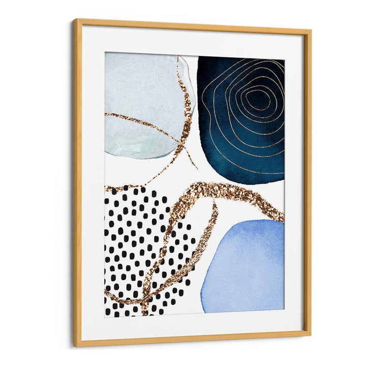 AESTHETIC BLUES I , ABSTRACT PAINTINGS