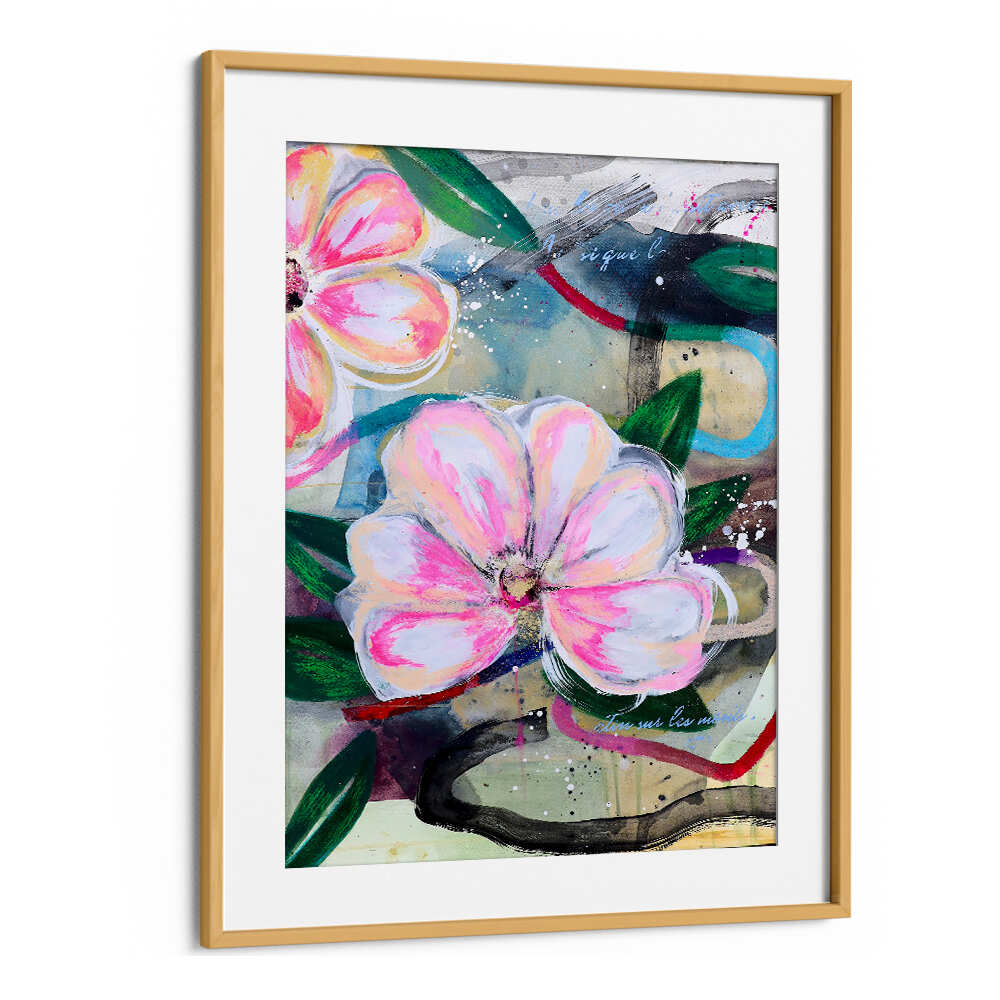 ART ON PAPER , FLORAL FLOWER PAINTINGS