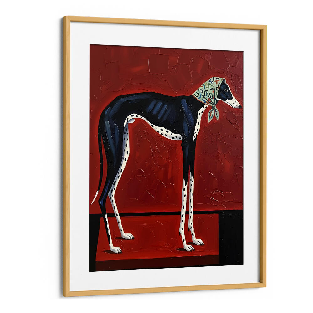 BLACK DOG GREYHOUND I