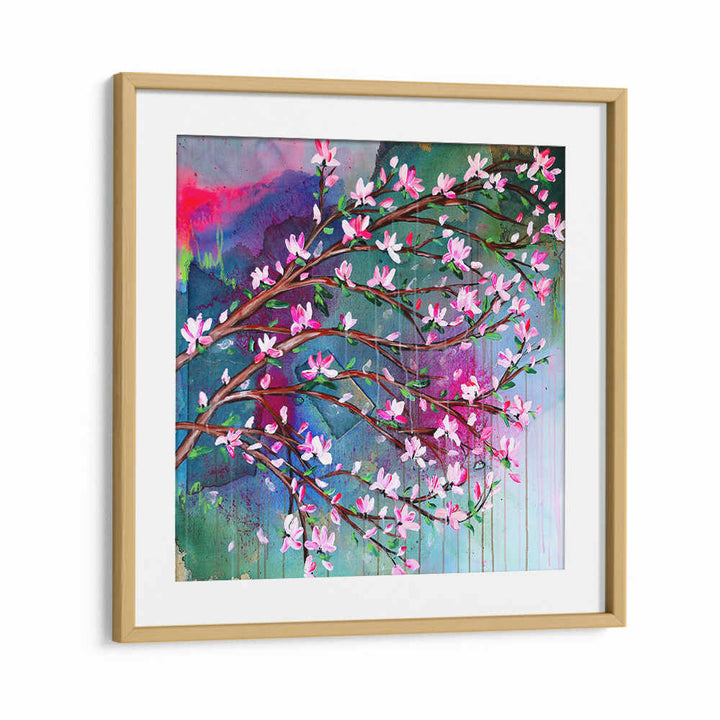 CHERRY BLOSSOM , FLORAL FLOWER PAINTINGS