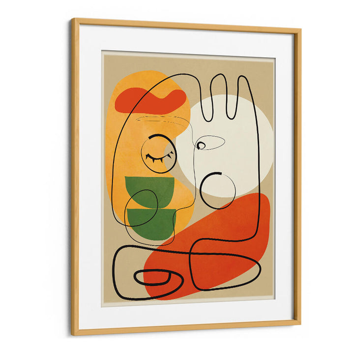 VERY ABSTRACT COLORFUL PORTRAIT