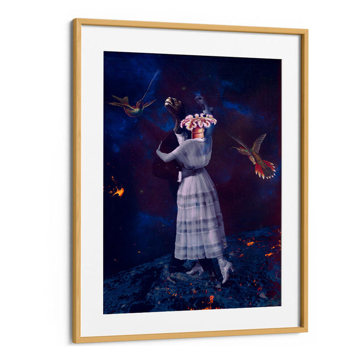 Elegant SLOW MOTION, SURREAL ART PRINTS featuring a whimsical scene with vibrant colors and dreamlike imagery.