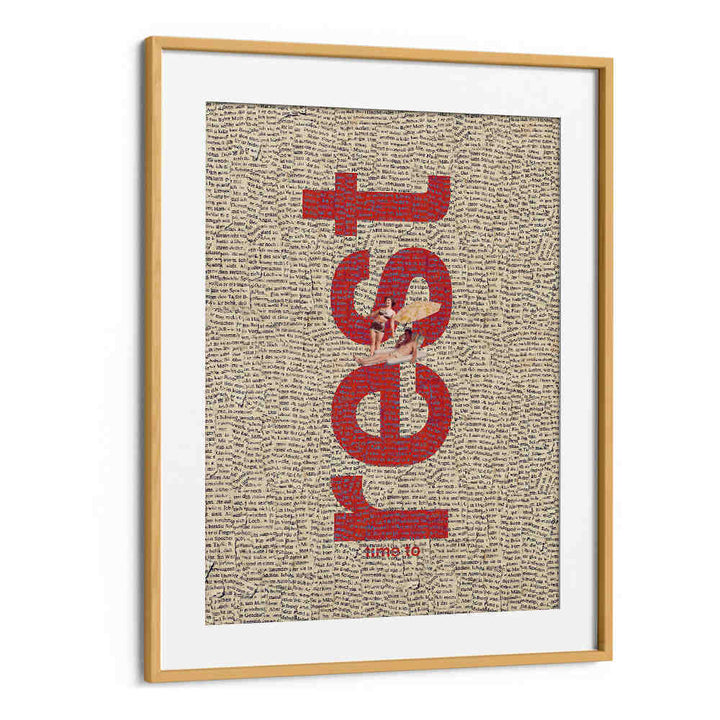 Stylish TIME TO REST, QUOTES poster featuring bold typography, perfect for home decor by Oakwood Mount.