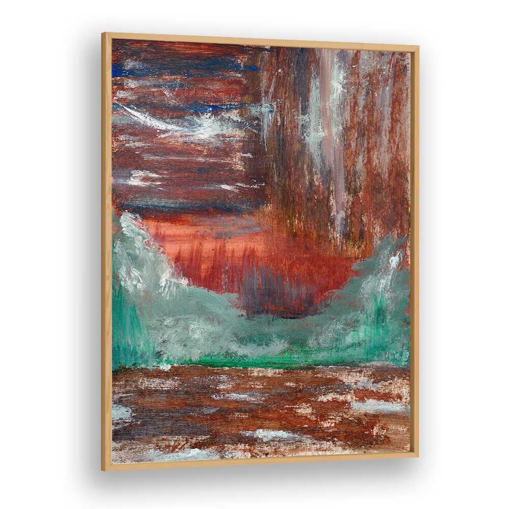 Vibrant AUTUMN ABSTRACT LANDSCAPE II, a stunning piece from our ABSTRACT PAINTINGS collection, adds warmth to any space.