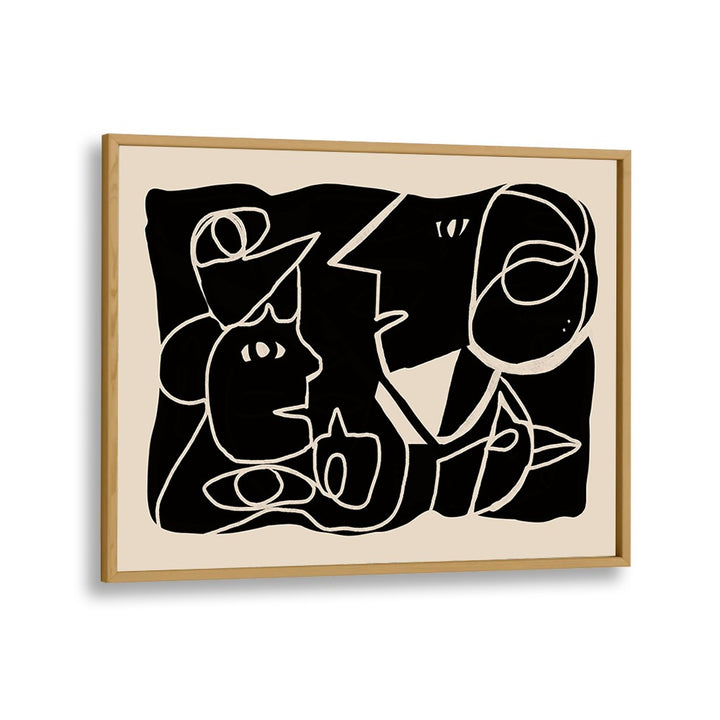 ABSTRACT FACES CONVERSATION