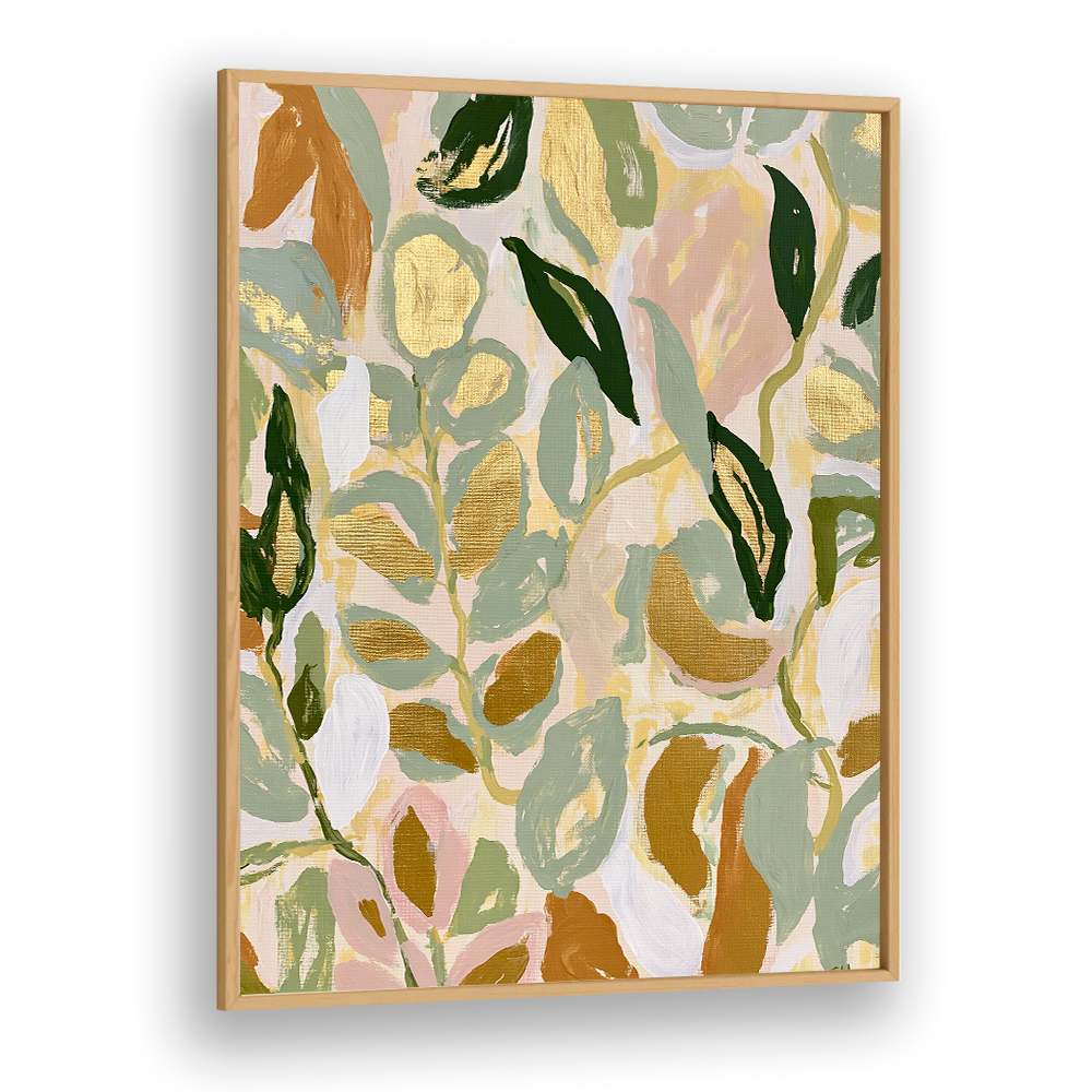 ABSTRACT GOLD LEAVES