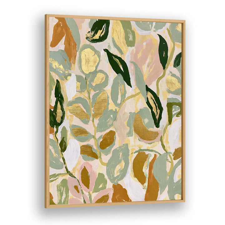 ABSTRACT GOLD LEAVES