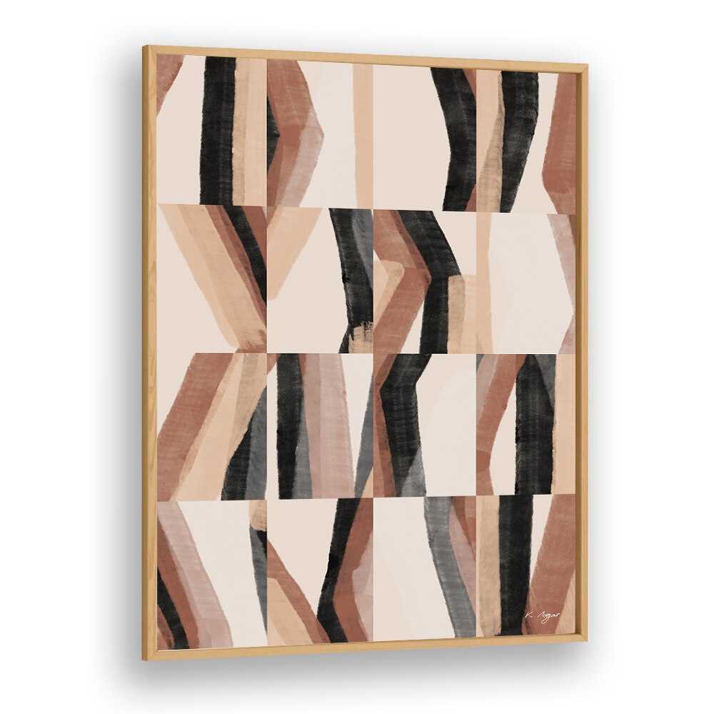 Transform your space with ABSTRACT NO II, GEOMETRIC ART PRINTS, showcasing bold colors and intricate patterns.