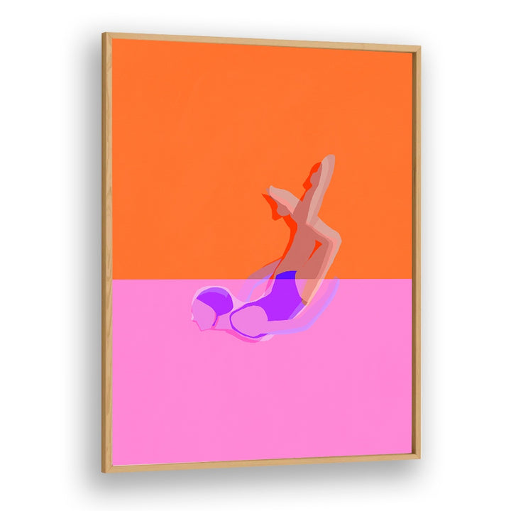 ABSTRACT SWIMMER DIVE