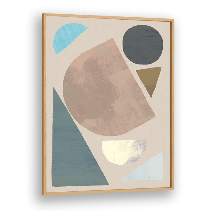 ABSTRACT SHAPES IN MUTED TONES , GEOMETRIC ART PRINTS