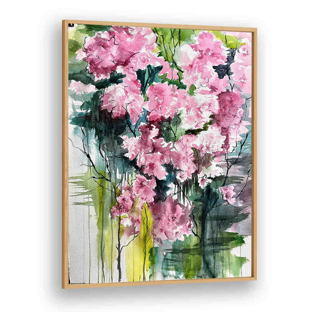 ALMOND TREE , FLORAL FLOWER PAINTINGS