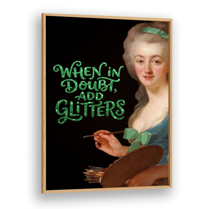 ARTIST'S GLITTERING ADVICE