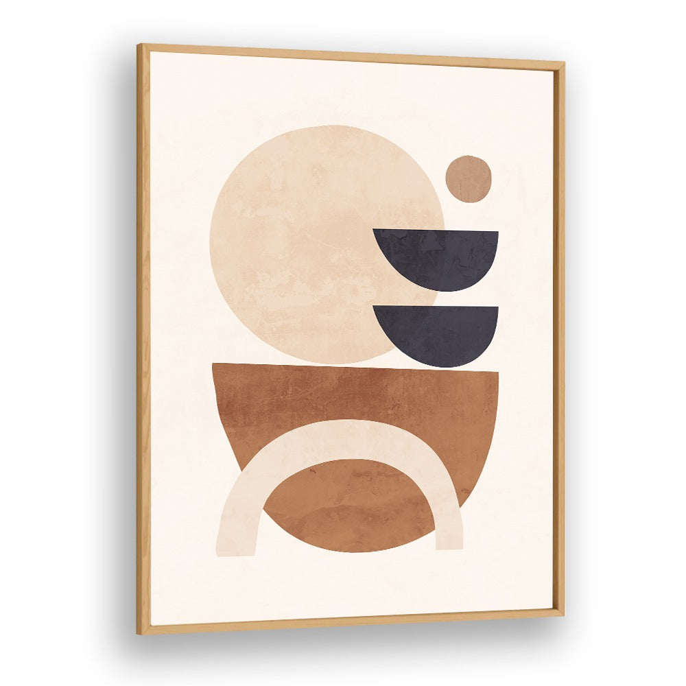 Stylish ABSTRACT MINIMAL SHAPES, GEOMETRIC ART PRINTS featuring warm tones and modern design for contemporary spaces.