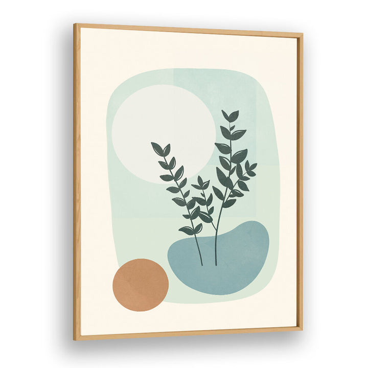 AZZURRO SHAPES III , BOHO ART PAINTINGS