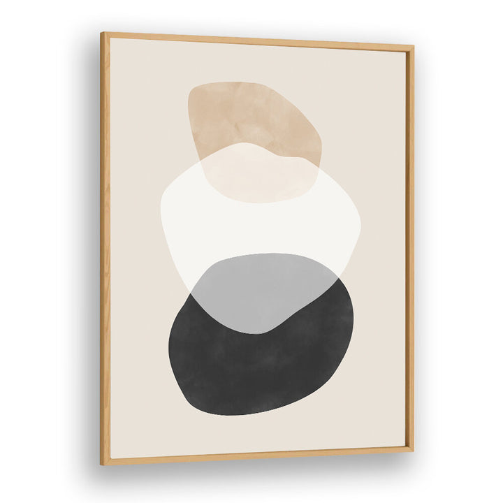 BEIGE BOHO SHAPES , BOHO ART PAINTINGS