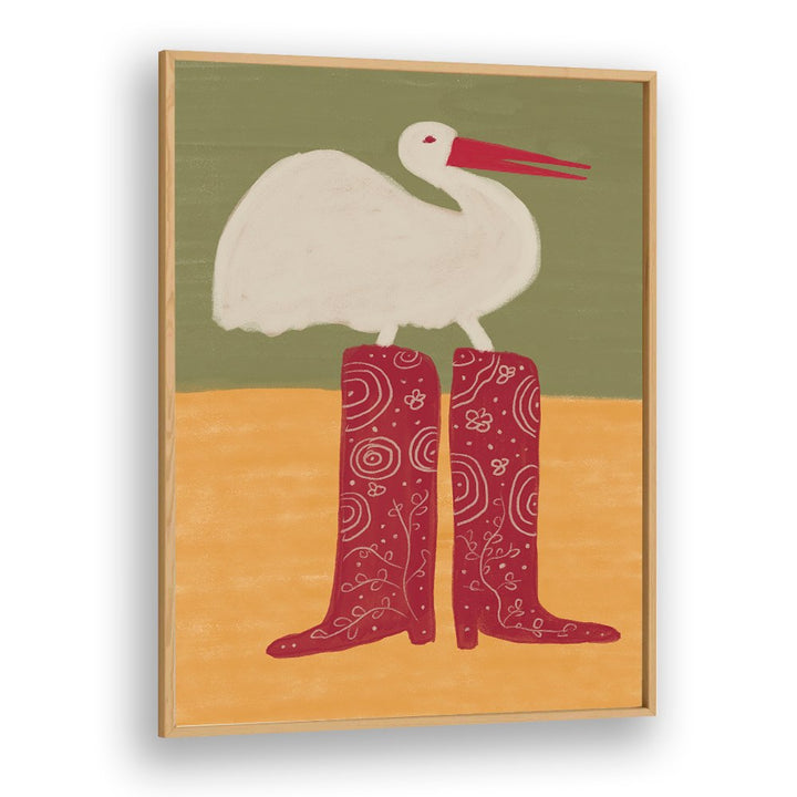 BIRD IN RED BOOTS