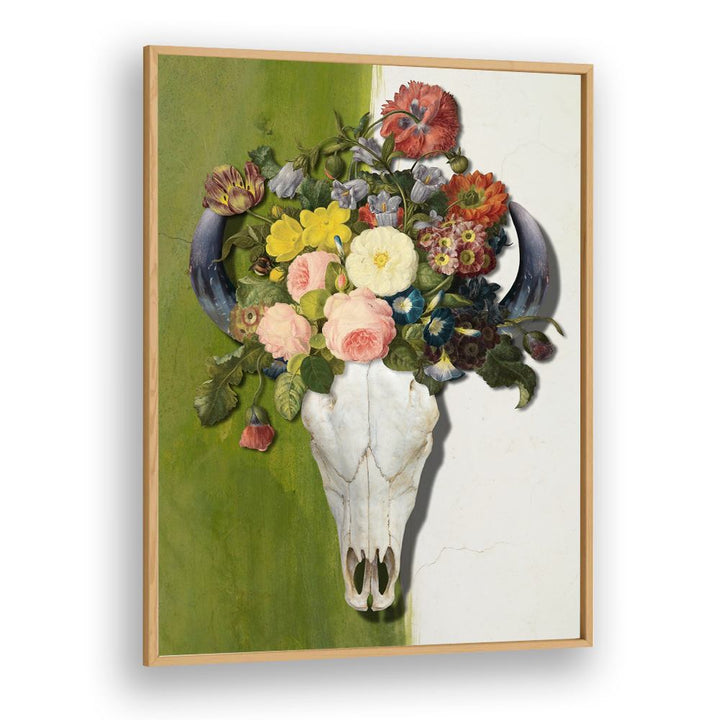 BLOOMING BULL SKULL