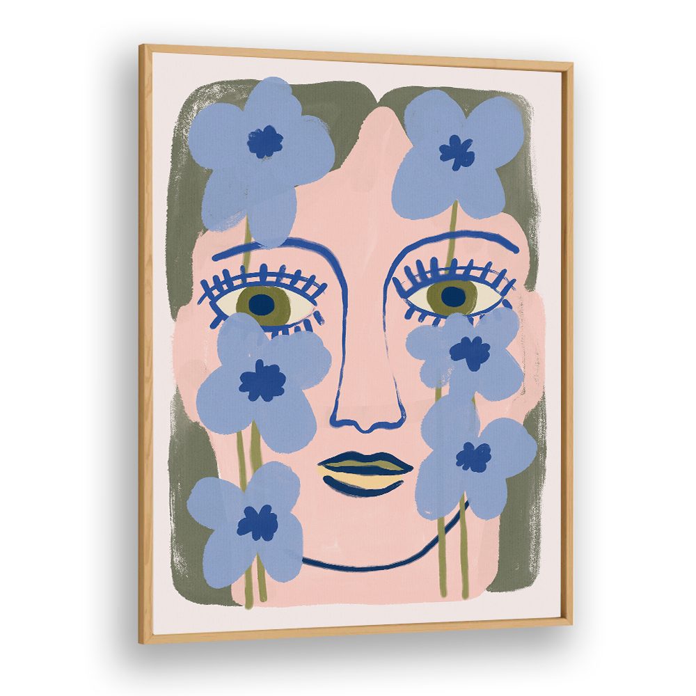 BLUE FLOWER WOMAN