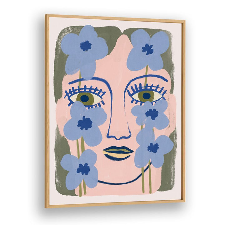 BLUE FLOWER WOMAN