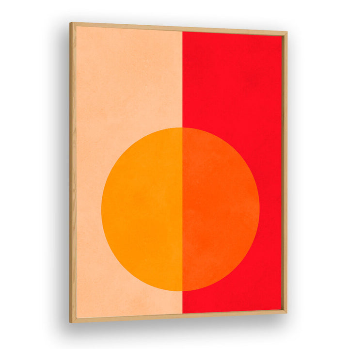 BOLD BISECTED CIRCLE , GEOMETRIC ART PRINTS