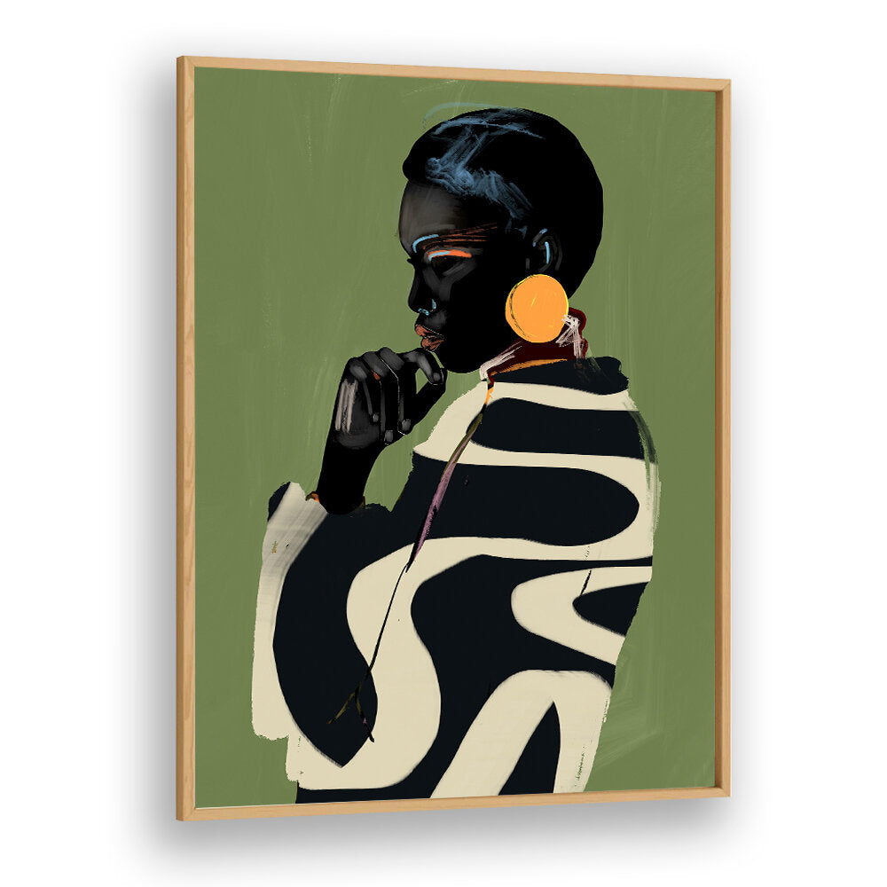 BOLD CONTEMPLATION , PORTRAITS & FIGURATIVE ILLUSTRATIONS