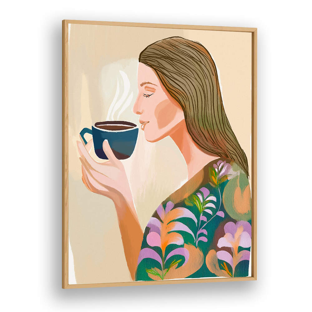 BREAKFAST COFFEE , PORTRAITS & FIGURATIVE ILLUSTRATIONS