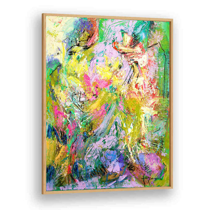 BRILLIANT BLOOM SCAPE I , ABSTRACT PAINTINGS