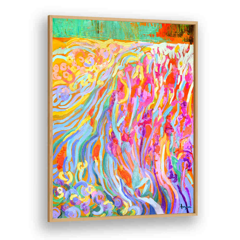 BRILLIANT BLOOM SCAPE II  , ABSTRACT PAINTINGS