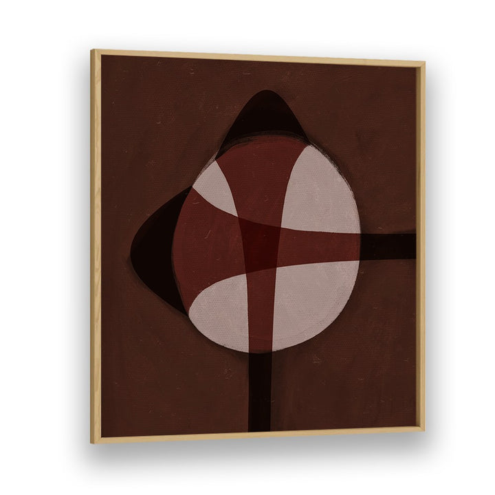 BROWN GEOMETRIC ABSTRACT