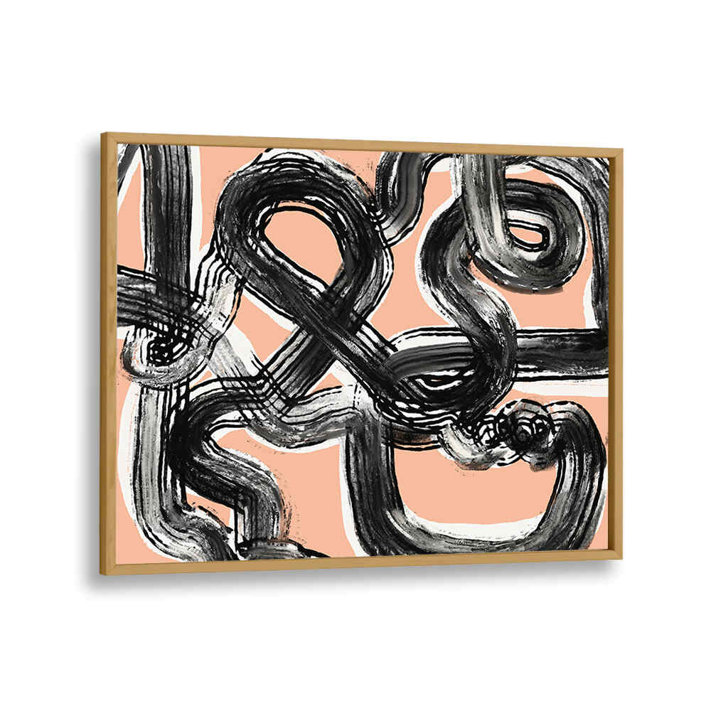 TWISTING PATHWAYS , ABSTRACT PAINTINGS