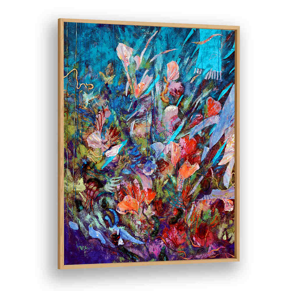BURST OF BLOOMING LIGHT I  , ABSTRACT PAINTINGS