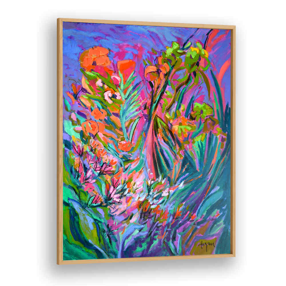BURST OF BLOOMING LIGHT II , ABSTRACT PAINTINGS