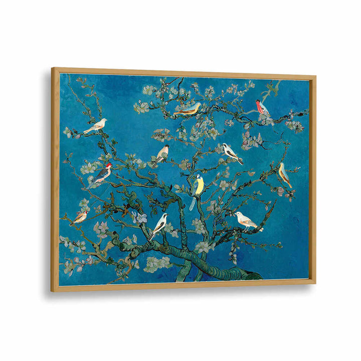 BIRDS IN BLOSSOM , ANIMAL PAINTINGS