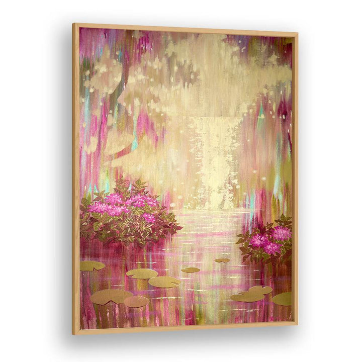 Vibrant BLOOMING WATERFALL, LANDSCAPE PAINTINGS bring tranquility and color to any space, perfect for home or office decor.