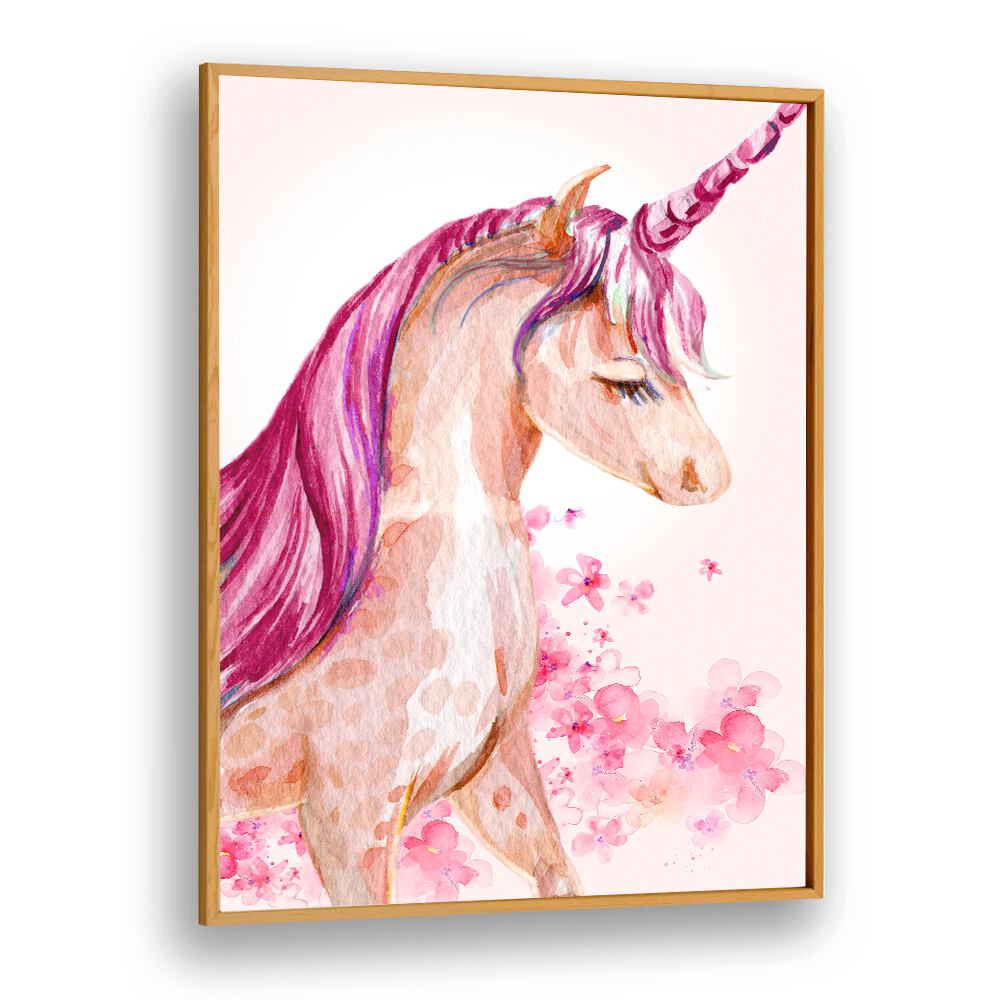Vibrant BLOSSOM UNICORN, KIDS ROOM PAINTINGS add a magical touch to your child's space with enchanting floral designs.